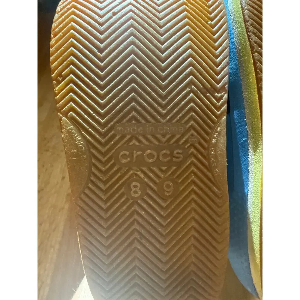 Crocs Classic Clogs Toddler C8/C9 Blue Slip On Shoes Kids Water Play